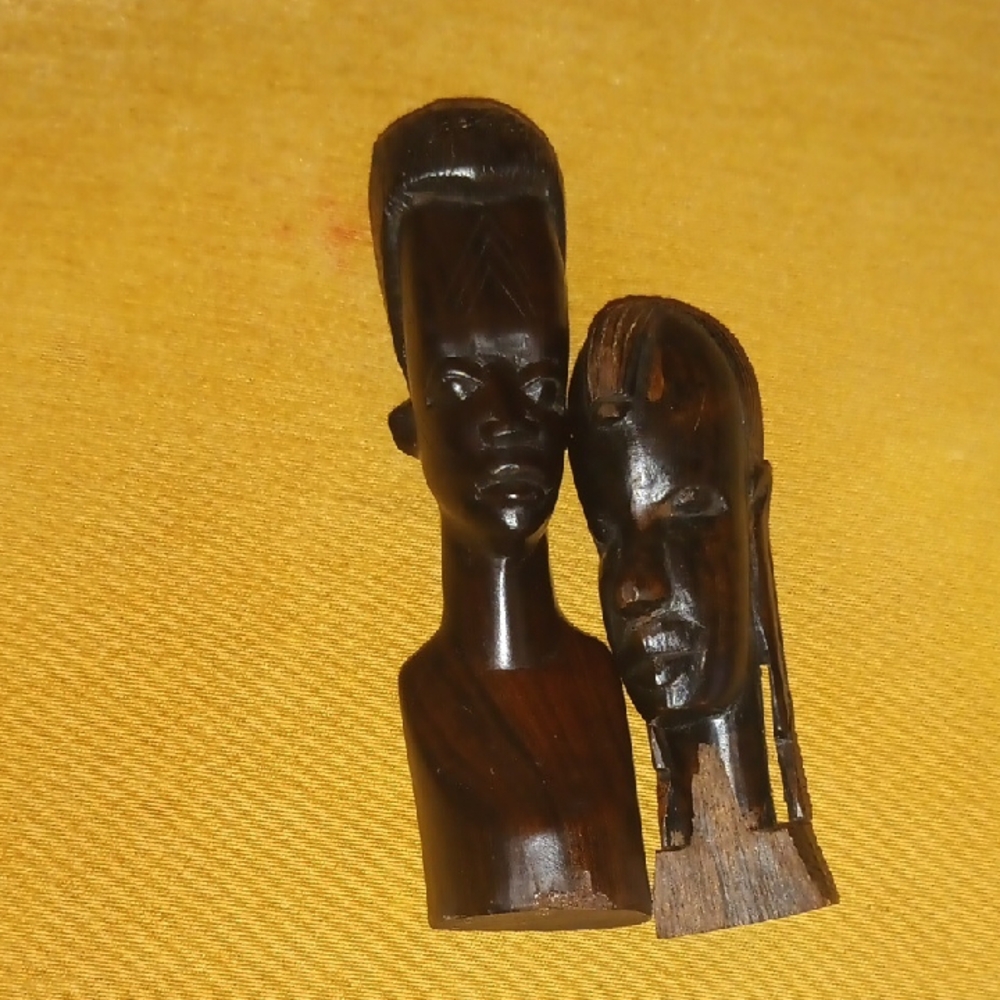 Handcrafted Vintage Wooden Sculptures